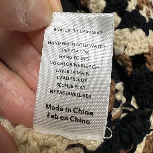 dress ELAN crochet NWT maxi 53" spaghetti straps sexy tight S/M party festival - Picture 9 of 15